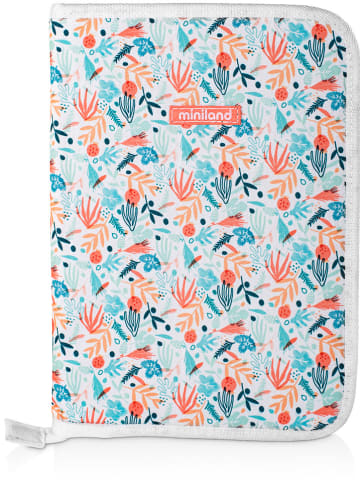 Miniland Gesundheitshefthülle "Mediterranean" in Mint - (L)24 x (B)17 cm