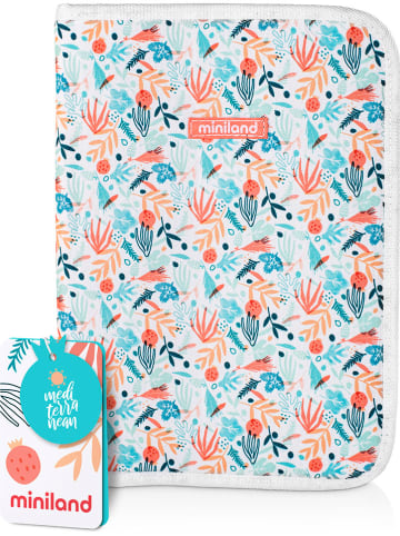 Miniland Gesundheitshefthülle "Mediterranean" in Mint - (L)24 x (B)17 cm