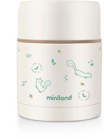 Miniland Thermobehälter "Chip" in Creme/ Grün - 600 ml
