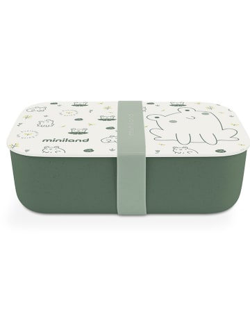 Miniland Lunchbox "Naturlunch Frog" in Grün/ Creme - 400 ml