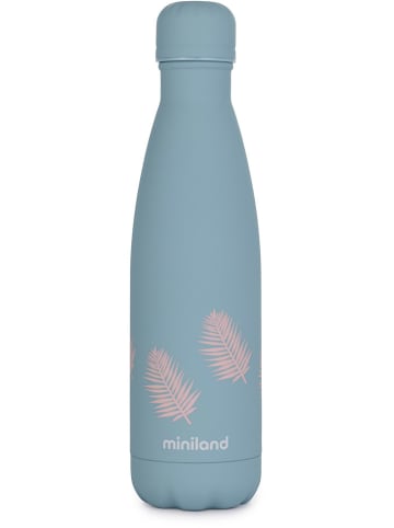 Miniland Thermoflasche "Palms" in Hellblau - 500 ml