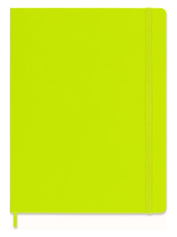 Moleskine Blanko Notizbuch in Limette - (B)19 x (H)25 cm