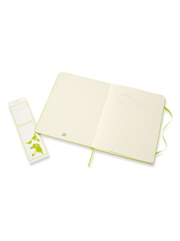 Moleskine Blanko Notizbuch in Limette - (B)19 x (H)25 cm