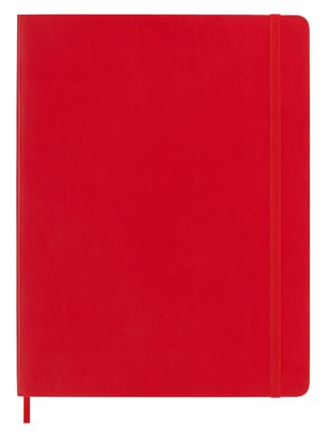 Moleskine Gelinieerd notitieboek rood - (B)19 x (H)25 cm
