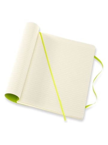 Moleskine Notatnik w kolorze limonkowym - 19 x 25 cm