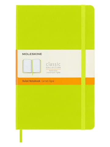 Moleskine Liniertes Notizbuch in Limette - (B)13 x (H)21 cm