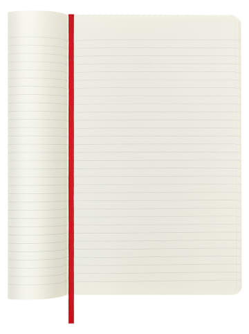 Moleskine Liniertes Notizbuch in Rot - (B)13 x (H)21 cm