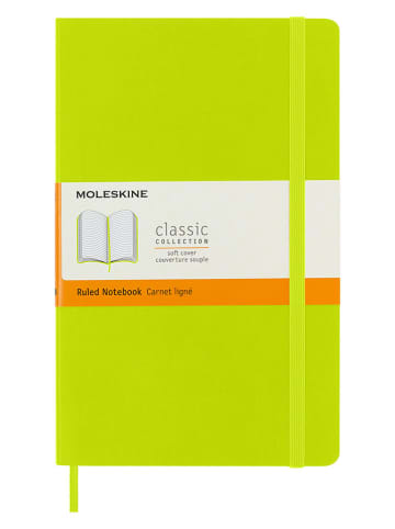 Moleskine Notatnik w kolorze limonkowym - 13 x 21 cm