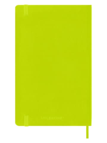 Moleskine Blanco notitieboek limoengroen - (B)13 x (H)21 cm