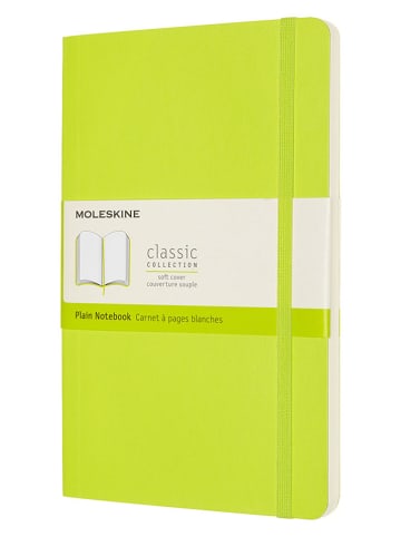 Moleskine Blanko Notizbuch in Limette - (B)13 x (H)21 cm