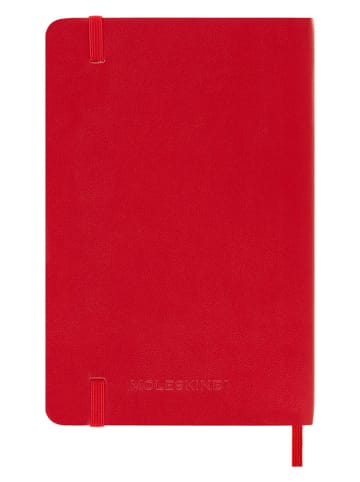 Moleskine Liniertes Notizbuch in Rot - (B)9 x (H)14 cm