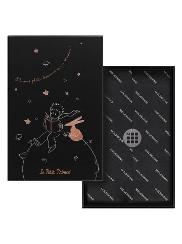 Moleskine Liniertes Notizbuch ''Petit Prince'' in Schwarz - (B)13 x (H)21 cm