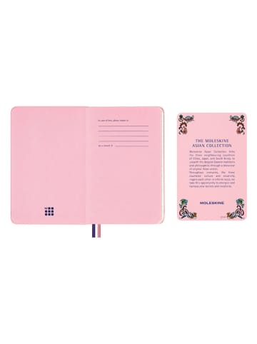 Moleskine Liniertes Notizbuch ''Sakura'' in Rosa - (B)9 x (H)14 cm