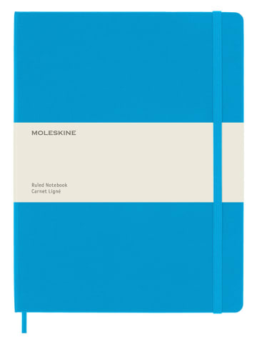 Moleskine Liniertes Notizbuch in Blau - (B)19 x (H)25 cm