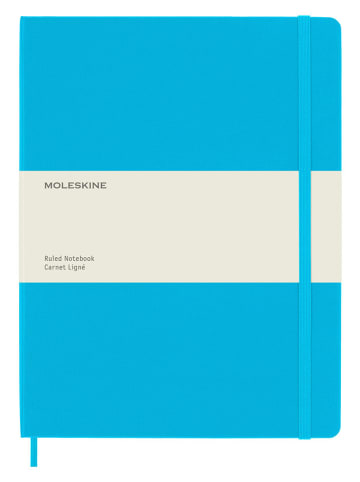 Moleskine Gelinieerd notitieboek blauw - (B)19 x (H)25 cm