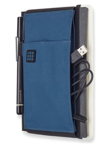 Moleskine Notizbuch-Tasche in Blau - (L)21 x (B)13 cm