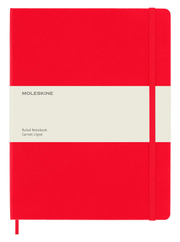 Moleskine Notatnik w kolorze czerwonym - 19 x 25 cm