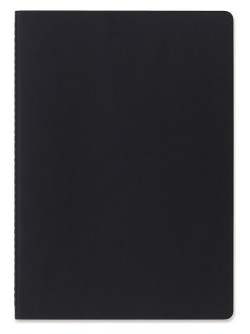 Moleskine 2er-Set: Notizbücher ''Cahier'' in Schwarz/ Rot - (B)21 x (H)29,7 cm