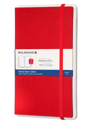Moleskine Intelligentes Notizbuch ''Paper Tablet'' in Rot - (B)13 x (H)21 cm