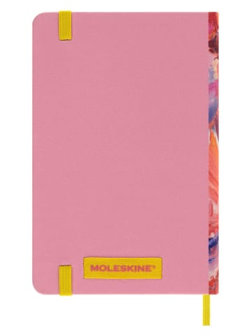 Moleskine Notatnik "Rabbit" w kolorze jasnoróżowym ze wzorem - 9 x 14 cm