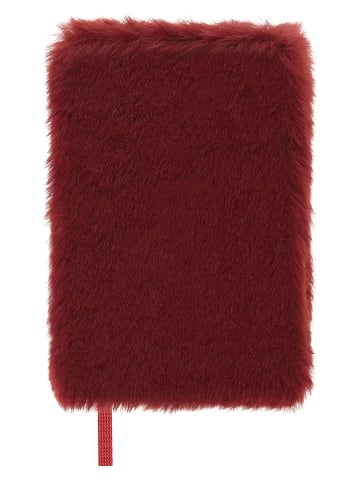 Moleskine Blanko Notizbuch ''Fur'' in Rot - (B)6,5 x (H)10,5 cm