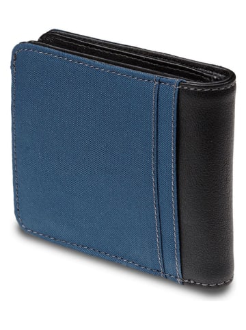 Moleskine Geldbörse in Schwarz/ Blau - (L)12 x (B)14 cm