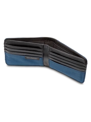 Moleskine Geldbörse in Schwarz/ Blau - (L)12 x (B)14 cm