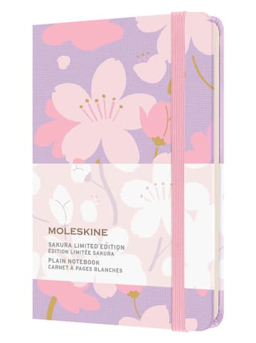Moleskine Blanko Notizbuch ''Sakura'' in Rosa - (B)9 x (H)14 cm