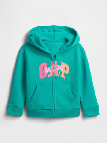 GAP Sweatjacke in Türkis