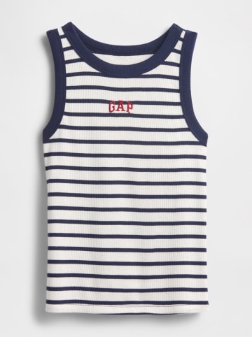 GAP Top donkerblauw/wit