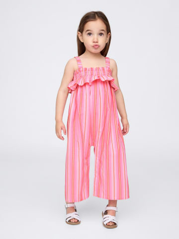 GAP Jumpsuit in Rosa/ Weiß/ Orange
