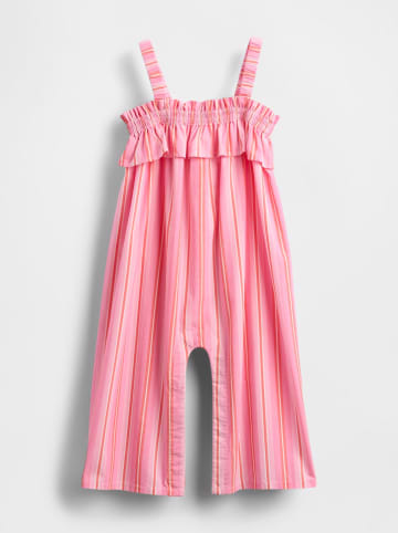 GAP Jumpsuit in Rosa/ Weiß/ Orange