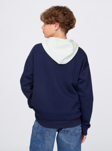 GAP Hoodie in Dunkelblau/ Weiß/ Rot