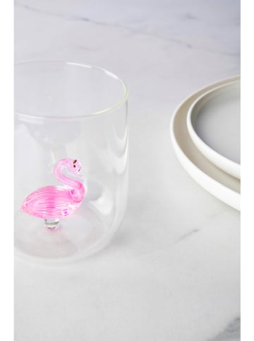 Trendy Kitchen by EXCÉLSA Szklanki (4 szt.) "Inside" w kolorze jasnoróżowym - 450 ml