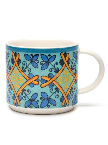 Trendy Kitchen by EXCÉLSA Kubki (4 szt.) "Trinacria" w kolorze błękitnym - 290 ml