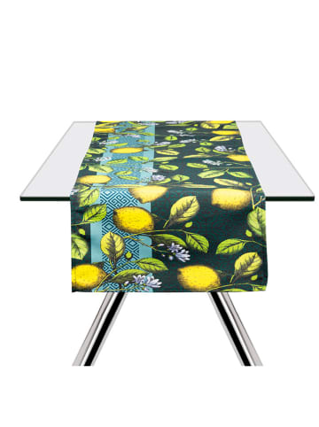 Trendy Kitchen by EXCÉLSA Bieżnik w kolorze zielono-żółtym - 140 x 45 cm