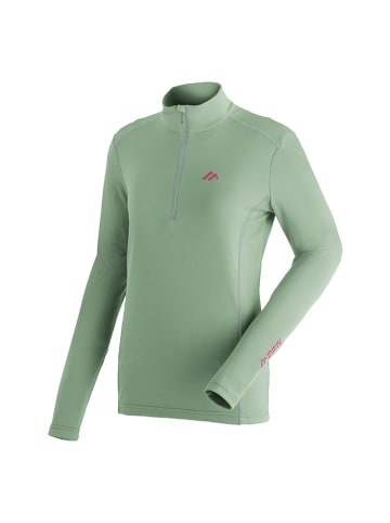Maier Sports Funktionslongsleeve "Jenna" in Salbei