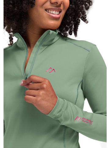 Maier Sports Funktionslongsleeve "Jenna" in Salbei