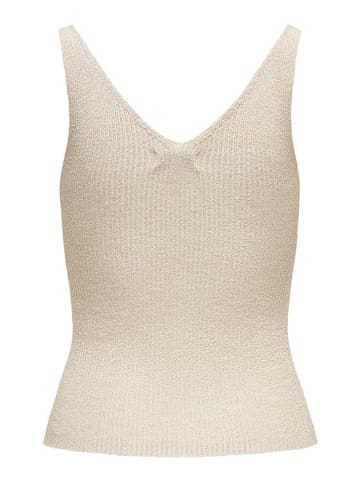 JDY Gebreide top beige