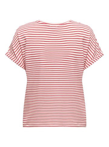JDY Shirt rood/crème