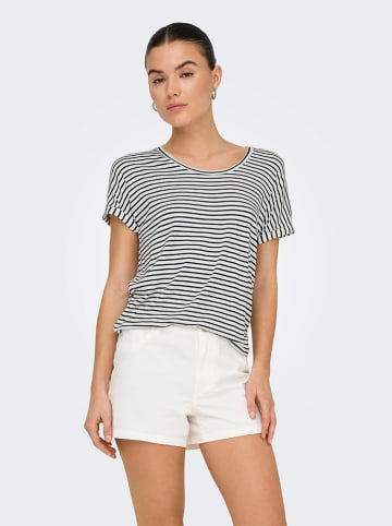 JDY Shirt in Weiß/ Schwarz
