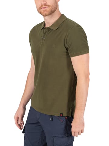 Timezone Koszulka polo w kolorze khaki
