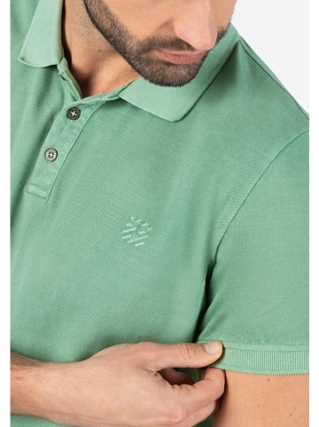 Timezone Koszulka polo w kolorze zielonym