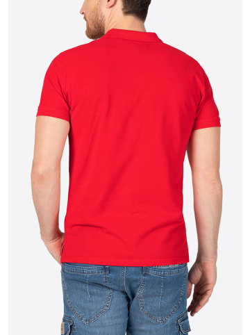 Timezone Koszulka polo w kolorze czerwonym