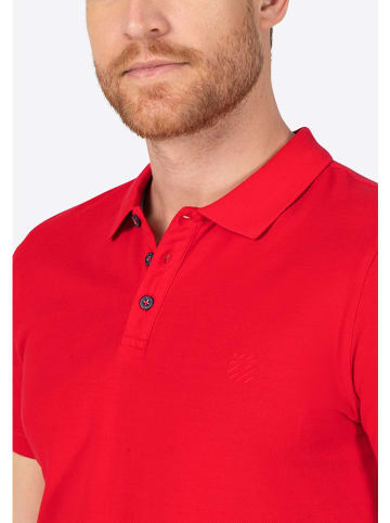 Timezone Poloshirt in Rot