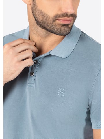 Timezone Koszulka polo w kolorze błękitnym