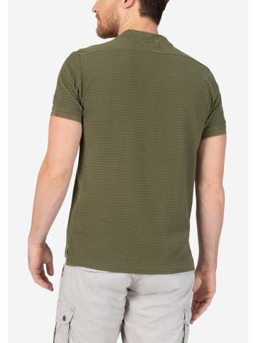 Timezone Koszulka polo w kolorze khaki
