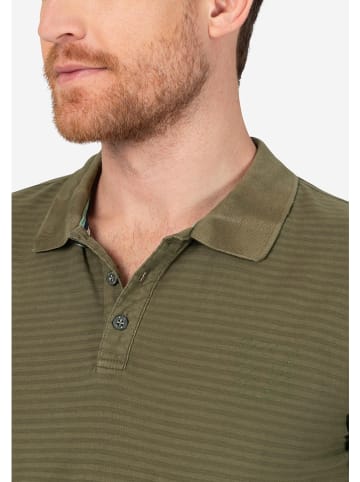 Timezone Koszulka polo w kolorze khaki