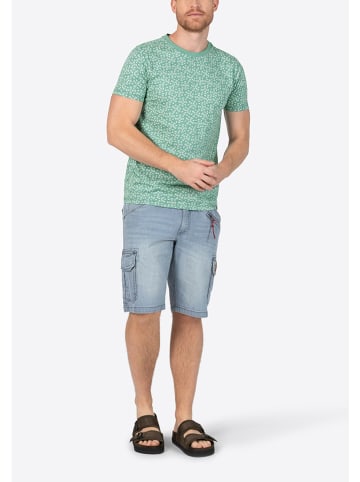 Timezone Shirt wit/groen