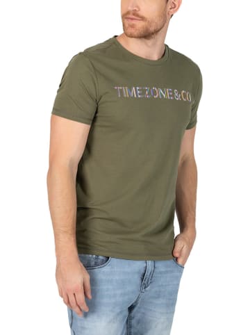 Timezone Koszulka w kolorze khaki